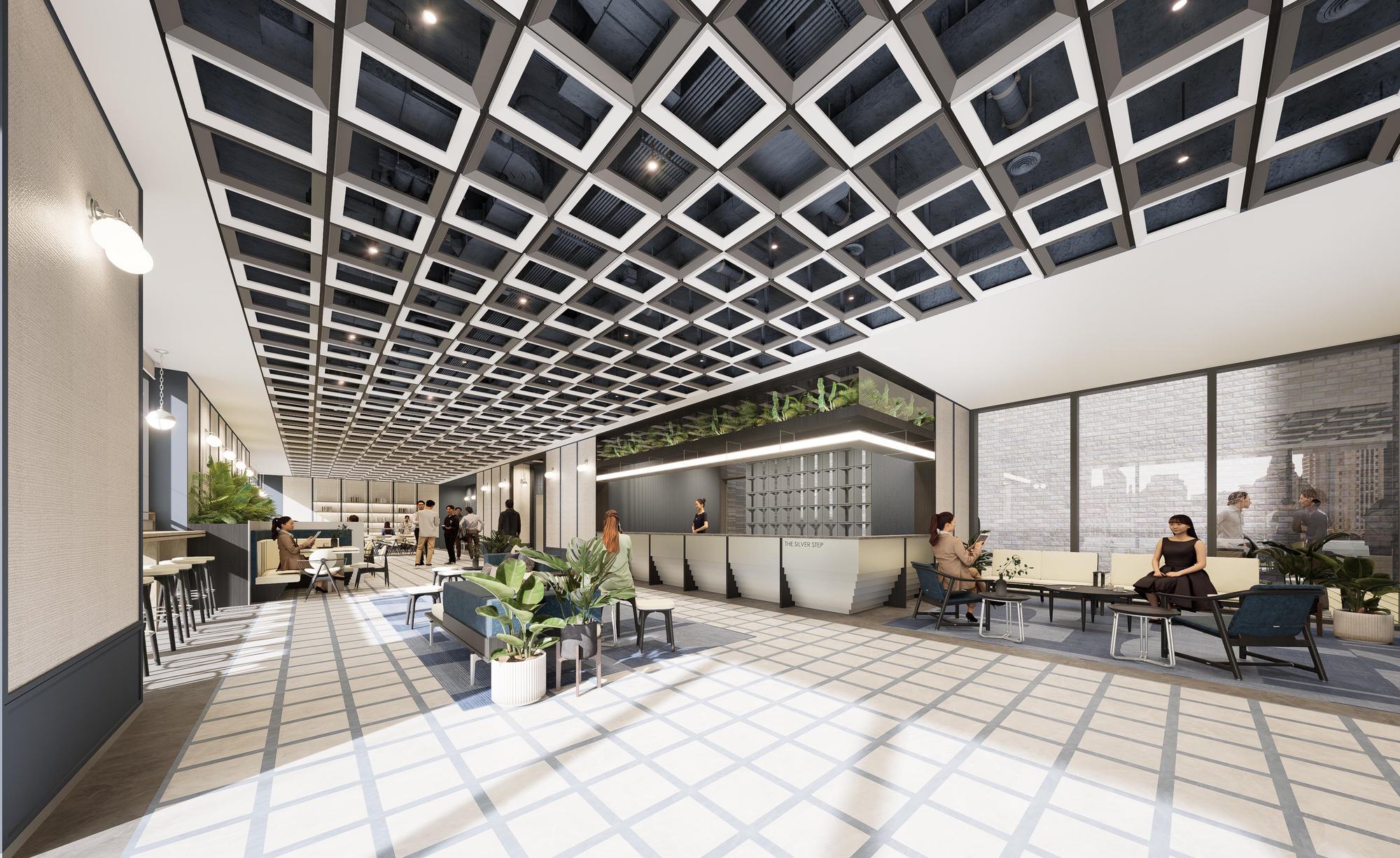 Co kitchen and dining hall
