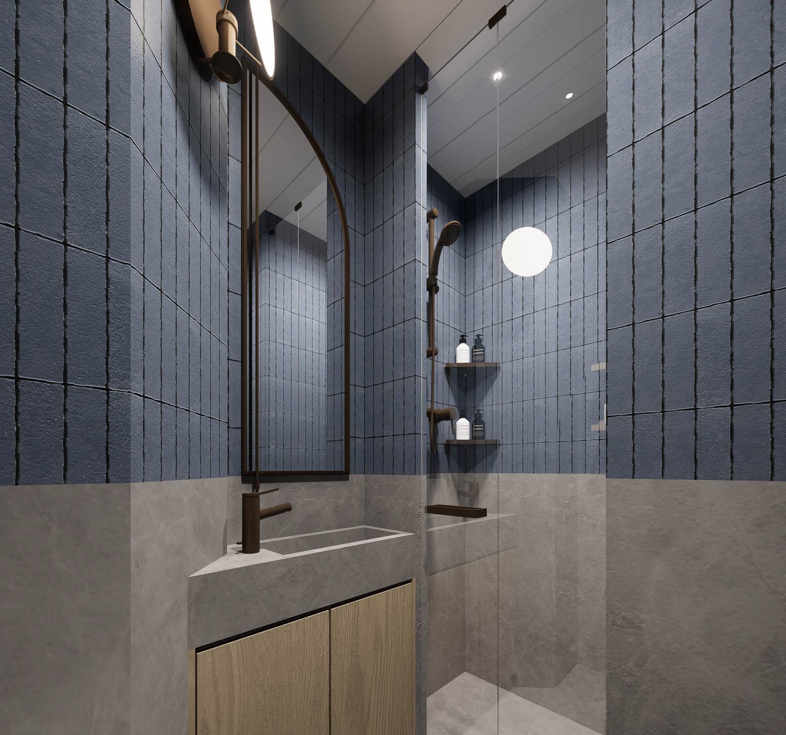 En suite bathroom